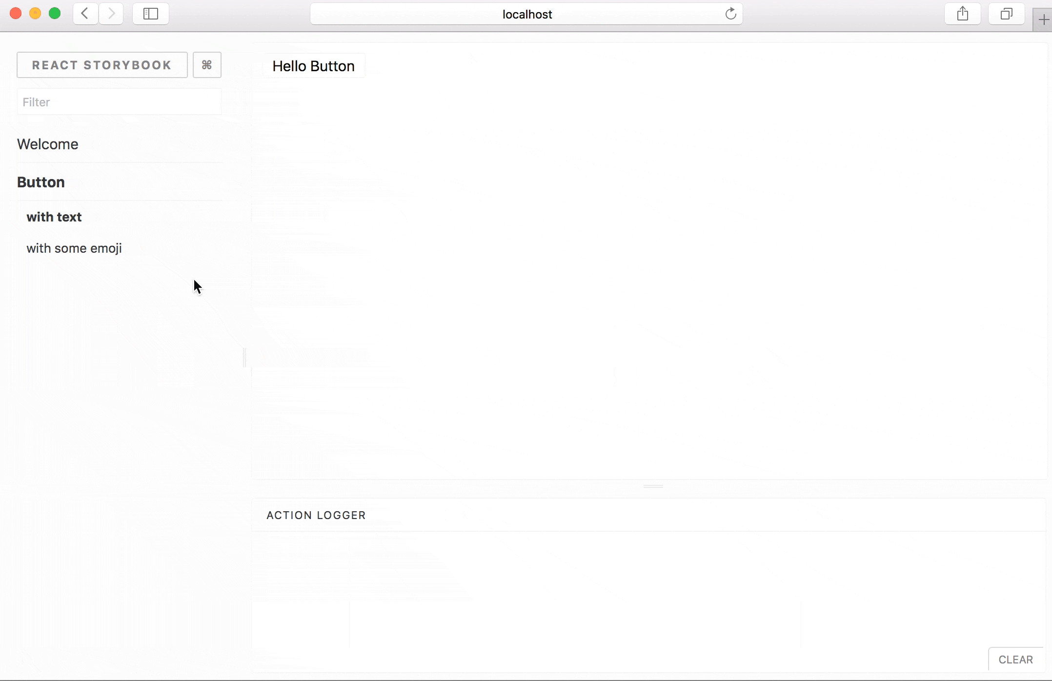 Demo of Storybook hot reloading